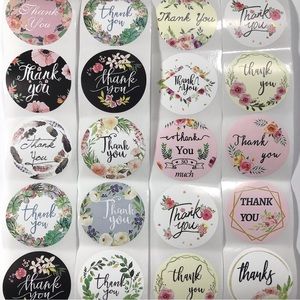 200 thank you stickers size 1.5 total of 16 designs